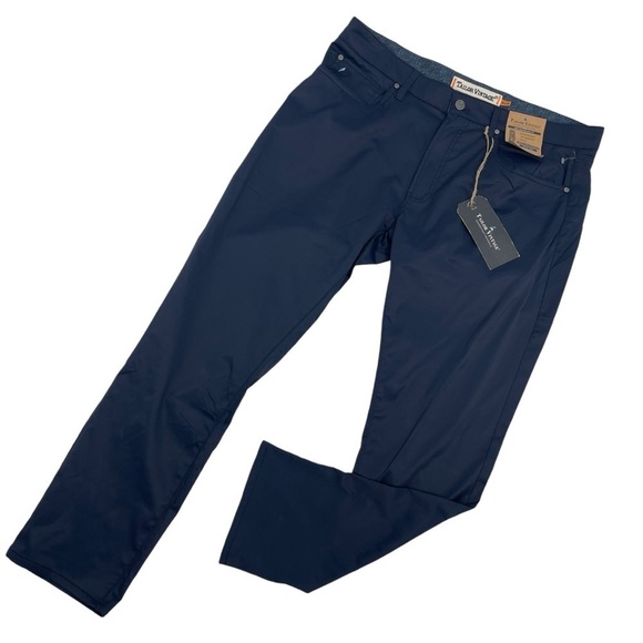 Tailor Vintage New Canaan Slim Fit golf performance Navy pants 36X30 NWT - Picture 5 of 13